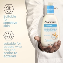 Kem dưỡng ẩm dành cho da chàm NGƯỜI LỚN Aveeno Dermexa Eczema 500ml