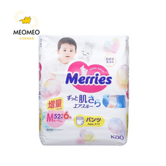 Tã/Bỉm Merries nội địa Nhật bỉm dán, bỉm quần size sz sơ sinh, NB, S, M, L, XL, XXL, XXXL [Jumbo cộng miếng]