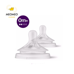 Núm ti Avent/ Núm ty bình sữa Phillip Avent Natural cổ rộng
