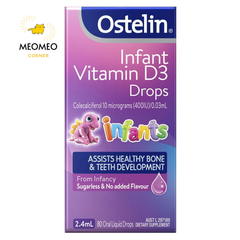 Ostelin vitamin D3 Drops dạng giọt cho bé của Úc
