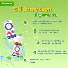 Vitamin D3K2-MK7 BioAmicus cho bé 10ml