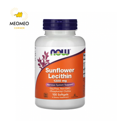 Viên uống chống tắc tia sữa Now Sunflower Lecithin của Mỹ