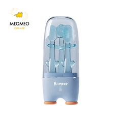 Bộ bàn chải chăm sóc răng miệng 3 in 1 cho bé Honper