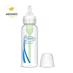 Bình sữa Dr. Brown cổ hẹp 120ml/250ml [Tuỳ Chọn Núm]