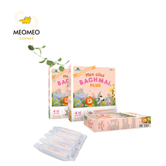 Men sống Bạch Mai Plus bổ sung lợi khuẩn cho bé hộp 15 ống