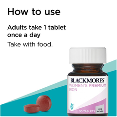 Viên sắt Blackmores Iron sắt bầu của Úc