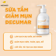 Sữa Tắm Cho Da Mụn DECUMAR chiết xuất rau má 280ml