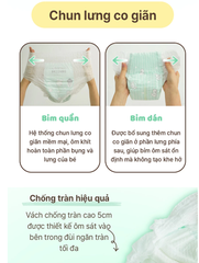 [Miếng lẻ] Bỉm Momo Rabbit – Bản Friends | Mềm mại, thấm hút tốt, nâng niu làn da bé
