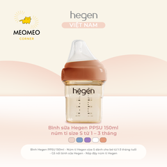 [FULLBOX] Bình sữa PPSU Hegen