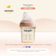 [FULLBOX] Bình sữa PPSU Hegen