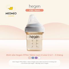 [FULLBOX] Bình sữa PPSU Hegen
