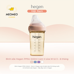 [FULLBOX] Bình sữa PPSU Hegen