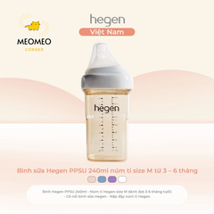 [FULLBOX] Bình sữa PPSU Hegen