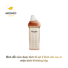 [THAY NÚM] Bình sữa PPSU Hegen