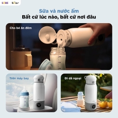 Bình đun và hâm nước pha sữa di động mini 0.5L Bear BKL-055EJ