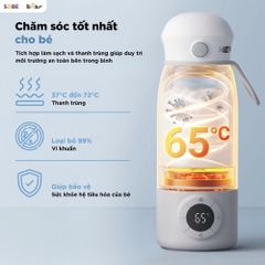 Bình đun và hâm nước pha sữa di động mini 0.5L Bear BKL-055EJ