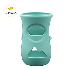 Bọc silicon bảo vệ bình sữa thủy tinh chống rơi vỡ Avent, Moyuum, Ubmom, Lansinoh, Pigeon vỏ silicon