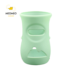 Bọc silicon bảo vệ bình sữa thủy tinh chống rơi vỡ Avent, Moyuum, Ubmom, Lansinoh, Pigeon vỏ silicon