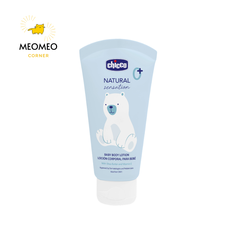 Dưỡng ẩm chiết xuất Bơ hạt mỡ & Vitamin E Chicco Natural Sensation 0M+