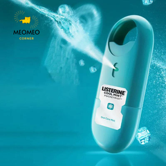 Xịt thơm miệng diệt khuẩn Listerine 7,7ml Cool Mint Pocket Mist của Mỹ