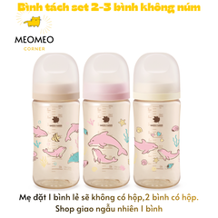 [TÁCH LẺ SET] Bình sữa PPSU Greenfinger Bebegrow Green Finger 160ml / 280ml
