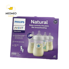 Bình sữa Avent Natural HOẠ TIẾT Phillip Avent 260ml