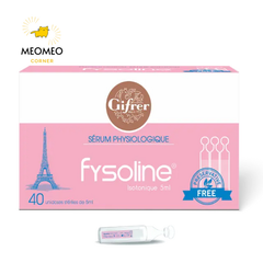 *Nước muối sinh lý Fysoline Gifrer - Vệ sinh mắt , mũi , miệng cho bé fysoline vàng & hồng