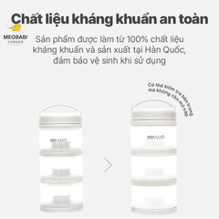 Hộp chia sữa bột Moyuum Premium Milk Powder Dispenser - 3 ngăn
