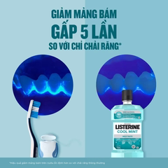 Nước Súc Miệng Diệt Khuẩn LISTERINE® COOL MINT ZERO ALCOHOL