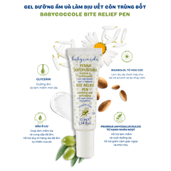 Gel dưỡng ẩm và làm dịu vết côn trùng đốt BabyCoccole BITE RELIEF PEN 10ml
