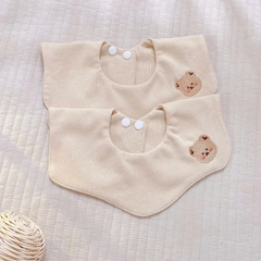 Yếm cổ vuông/cổ tròn thêu hoạ tiết Monona