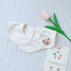 Yếm cổ vuông/cổ tròn thêu hoạ tiết Monona