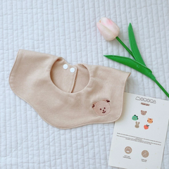 Yếm cổ vuông/cổ tròn thêu hoạ tiết Monona