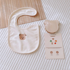 Yếm cổ vuông/cổ tròn thêu hoạ tiết Monona