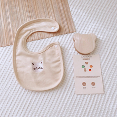 Yếm cổ vuông/cổ tròn thêu hoạ tiết Monona