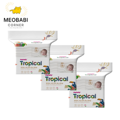Khăn khô đa năng Mamamy Tropical túi 160 tờ