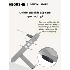 Ghế ăn dặm cao cấp Heorshe màu Trắng Xám