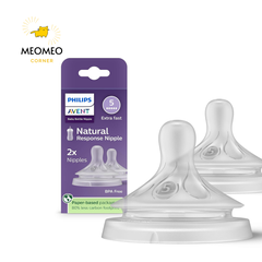 Núm ti thay thế bình sữa Philips Avent Natural