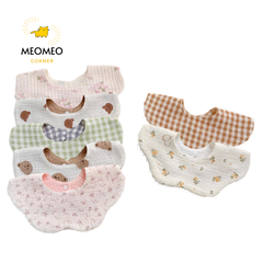 Yếm xoay 360 độ vải Muslin