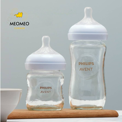 Bình sữa thủy tinh Avent Natutal 120ml / 240ml