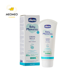 Kem dưỡng ẩm chứa Omega và Vitamin E Chicco 0M+ 100ml