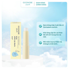 Son Dưỡng Môi Mềm Môi Không Màu, Son Nẻ GOONGBE Kids Mild Lip Balm 3g