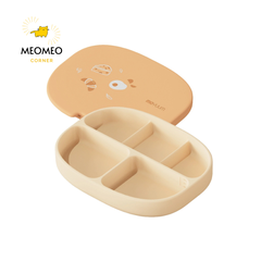 Khay ăn dặm silicone bạch kim Moyuum - 5 ngăn