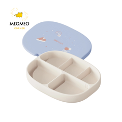 Khay ăn dặm silicone bạch kim Moyuum - 5 ngăn