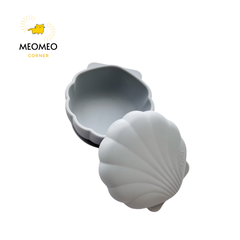 Chén bát ăn dặm Silicone hình Sò có nắp đậy TGM