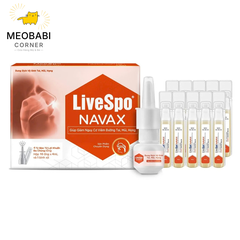 Dung Dịch Vệ Sinh Tai, Mũi, Họng LiveSpo NAVAX chuyên dụng cho bé