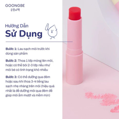 Son Dưỡng Môi Mềm Môi Không Màu, Son Nẻ GOONGBE Kids Mild Lip Balm 3g