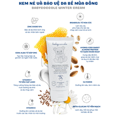Kem nẻ chiết xuất sáp ong và vitamin Babycoccole 0M+