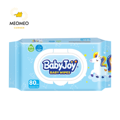 Khăn ướt không mùi BabyJoy 80 tờ