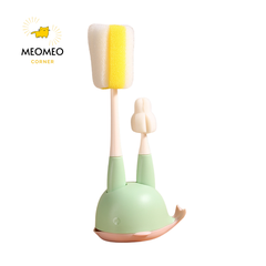 Cọ rửa bình sữa và núm ti mút xốp 2 chi tiết cho bé